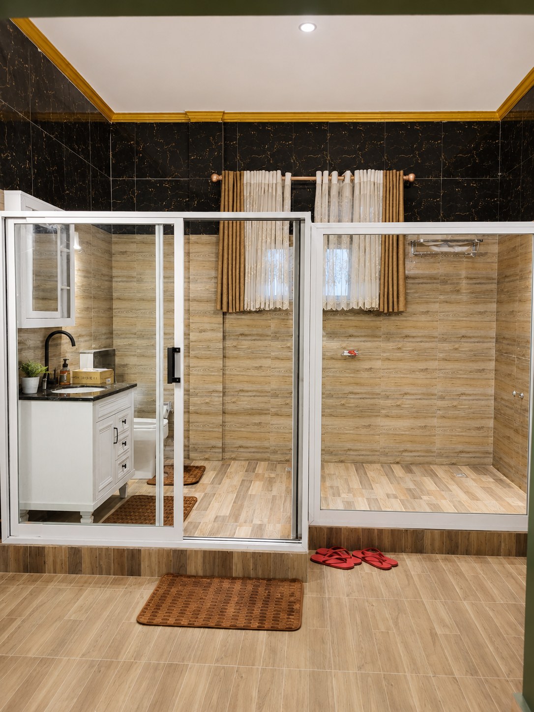 Salle de bain spacieuse